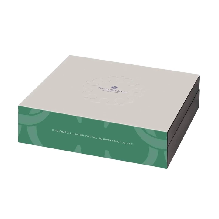 King Charles III Definitives 8 Silber Coins Set 2023 Proof
