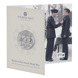 Stories of The Second World War 50p Cupro-Nickel 2025