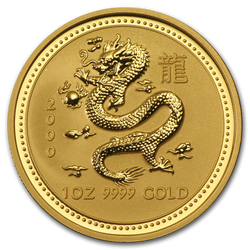 Lunar I: Jahr des Drache 1 oz Gold 2000