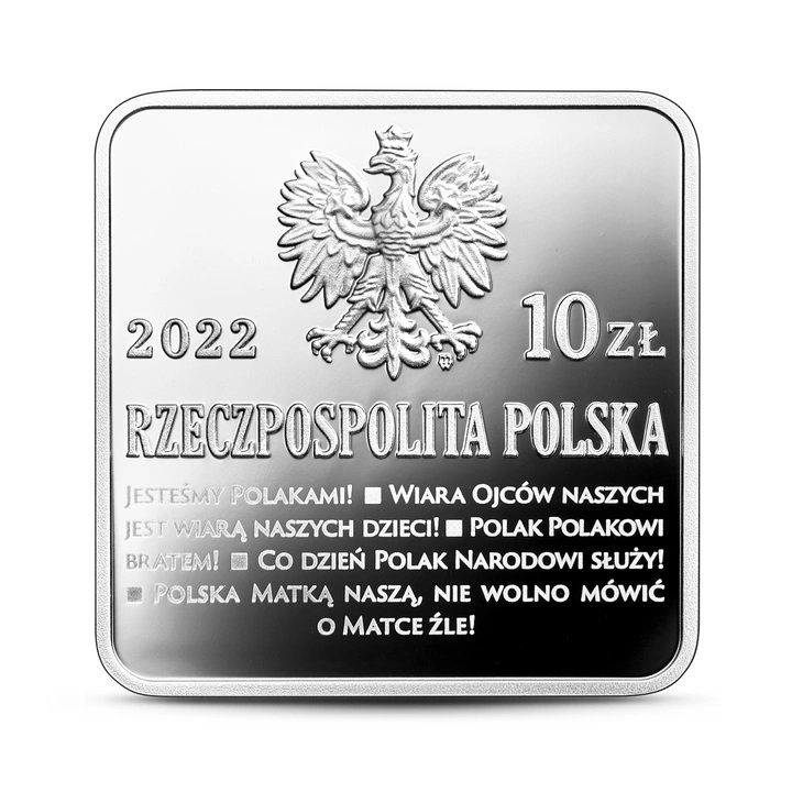 90. výročí vzniku znaku Rodła 10 zł stříbro 2022 Proof