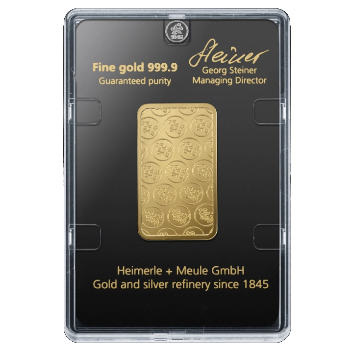 Heimerle Meule 1 oz Gold Bar