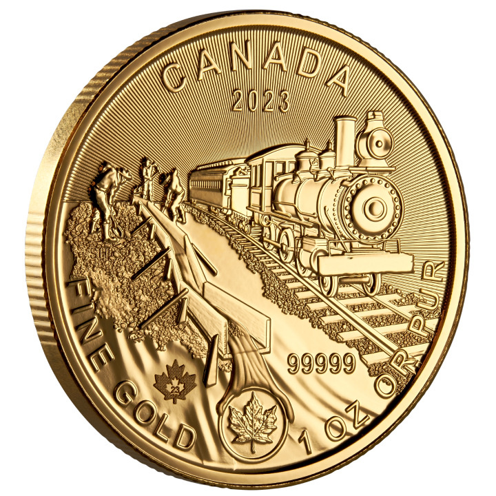 Canadá Klondike: Fiebre del Oro - Paso del Oro 1 oz Oro 2023