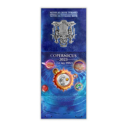Malta: Copernicus colored 1 oz Silver 2023