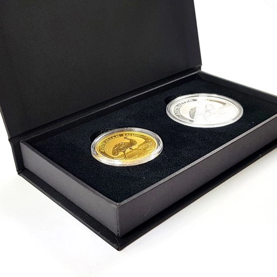2-Coin Set Australian Emu 1 oz Gold and Silver 2018