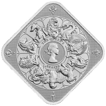 Sztabka The Royal Mint - Bestie Królowej 1 uncja Srebra 