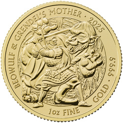 Myths & Legends: Beowulf and Grendel's Mother 1 uncja Złota 2025