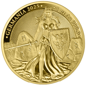 Germania 1 uncja Złota 2025 Proof