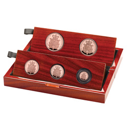 Wielka Brytania: Suweren Zestaw 5 złotych monet 2025 Proof