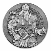 Niue: Vikings - Thor 2 uncje Srebra 2016 Proof Antiqued Coin 