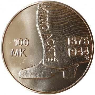 Finlandia, 100 Marek Różne Roczniki (próba Ag.925, 31 g) 