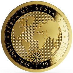 Tokelau: Terra 1/10 uncji Złota 2024 Prooflike