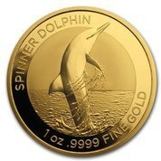 Delfinek Długoszczęki 1 uncja Złota 2020