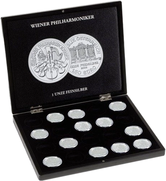 Leuchtturm - Kaseta Wiedeńscy Filharmonicy 20 x 1 uncja Srebra