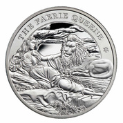 St Helena: Faerie Queene - Una & Lion 5 uncji Srebra 2022 Proof