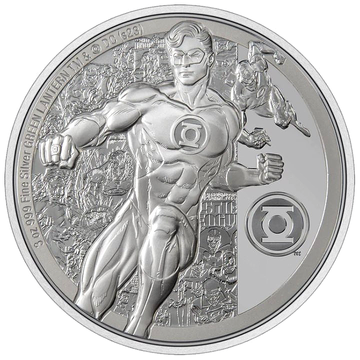 Niue: DC Comics - Green Lantern 3 uncje Srebra 2023 Proof