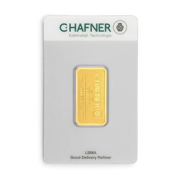 Sztabka Złota 1/4 Uncji Złota C Hafner