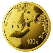 Chińska Panda 8 gramów Złota 2023