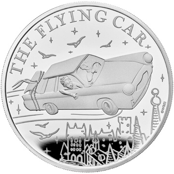 Harry Potter: The Flying Car 1 uncja Srebra 2025 Proof