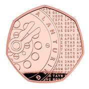 Alan Turing Złoto 2022 Proof 