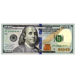 Banknot USA 100 Dolarów (100 U.S. dollars / 100 USD) Obiegowy