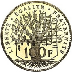 Francja, 100 Franków 1982-2001