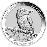 Kookaburra 10 uncji Srebra 2021