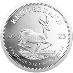 Krugerrand 2 uncje Srebra 2025 Proof