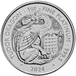 The Royal Tudor Beasts: The Tudor Dragon 1 uncja Platyny 2024