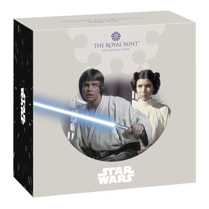  Star Wars: Luke Skywalker and Princess Leia 50p Złoto 2023 Proof 