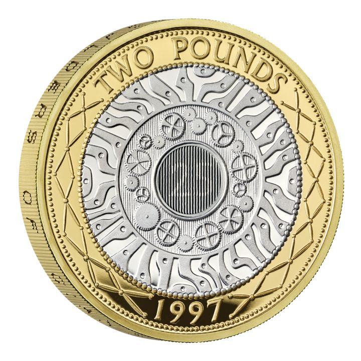 25. rocznica £2 pozłacany Srebro 2022 Proof 