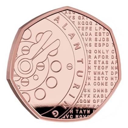 Alan Turing Złoto 2022 Proof 