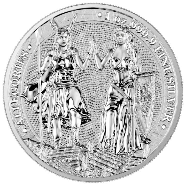 Allegories: Galia & Germania 1 uncja Srebra 2023