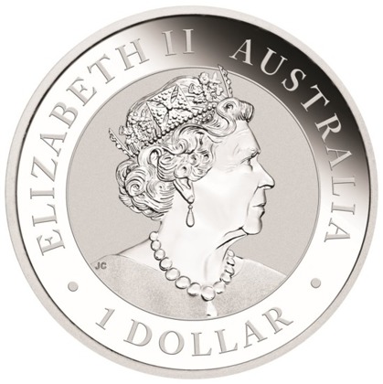 Australijski Emu 1 uncja Srebra 2019