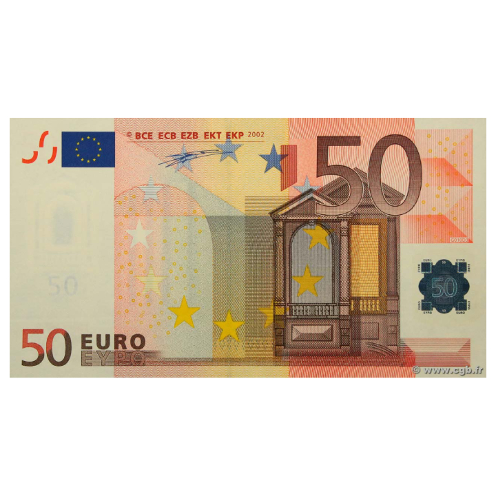 Banknot 50 Euro (50 EUR) Obiegowy 