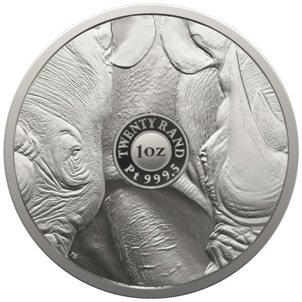 Big Five II: Rhino 1 uncja Platyny 2022 Proof 