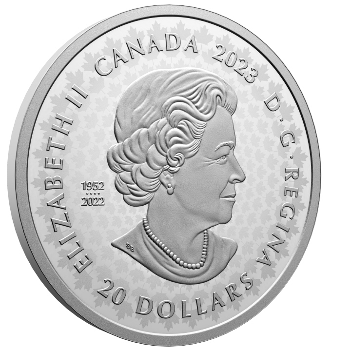 Canada: Great Hunters - Grizzly Bear $20 Srebro 2023 Proof Ultra High Relief Coin