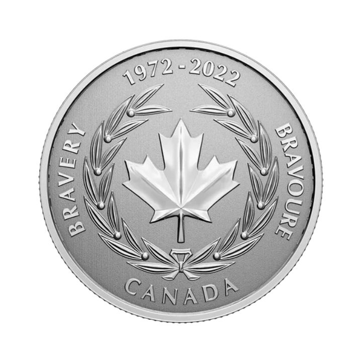 Canada: Moments to Hold - Medal of Bravery 50. rocznica 1/4 uncji Srebra 2022 