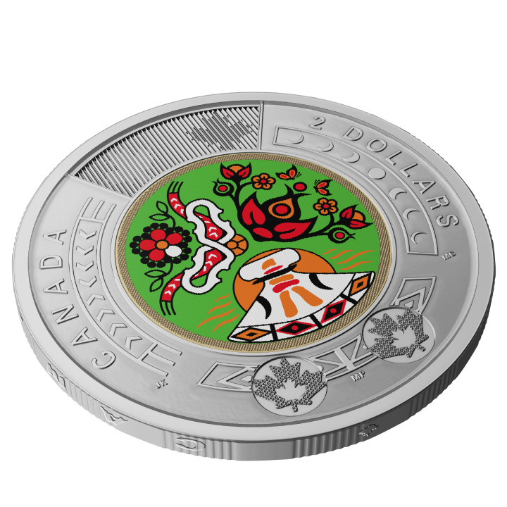 Canada: National Indigenous Peoples Day kolorowany $2 2023 