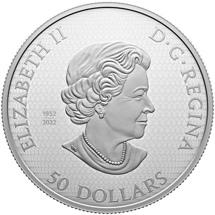 Canada: The Monarch and the Bloom kolorowany, pozłacany $50 Srebro 2023 Proof 