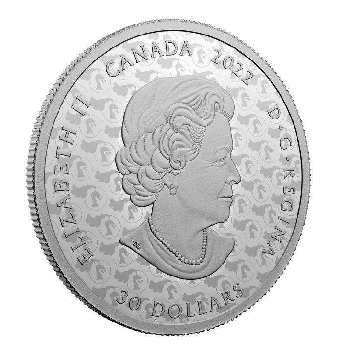 Canada: The Red Knight kolorowany 2 uncje Srebra 2022 Proof