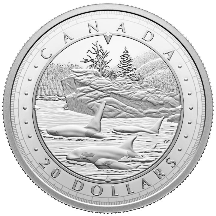 Canada: This Is Canada - Wondrous Waters $20 Srebro 2024 Proof 