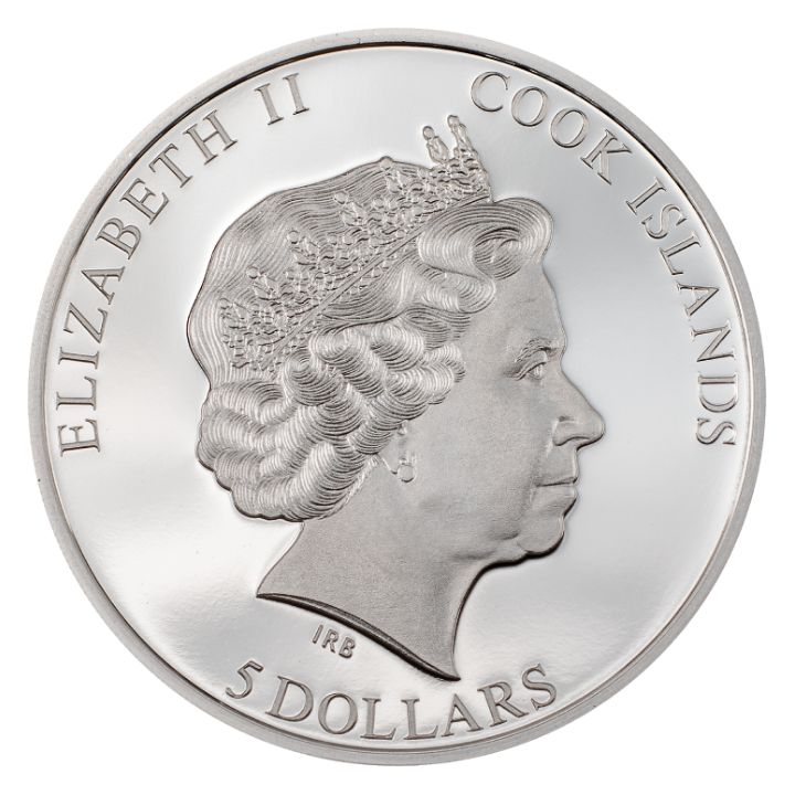 Cook Islands: In Memoriam Queen Elizabeth II 1 uncja Srebra 2022 Proof