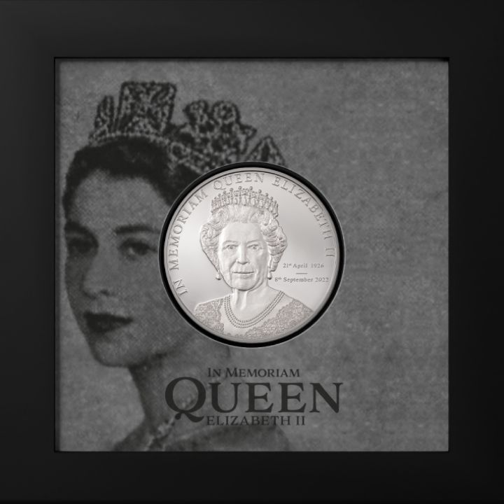 Cook Islands: In Memoriam Queen Elizabeth II 1 uncja Srebra 2022 Proof