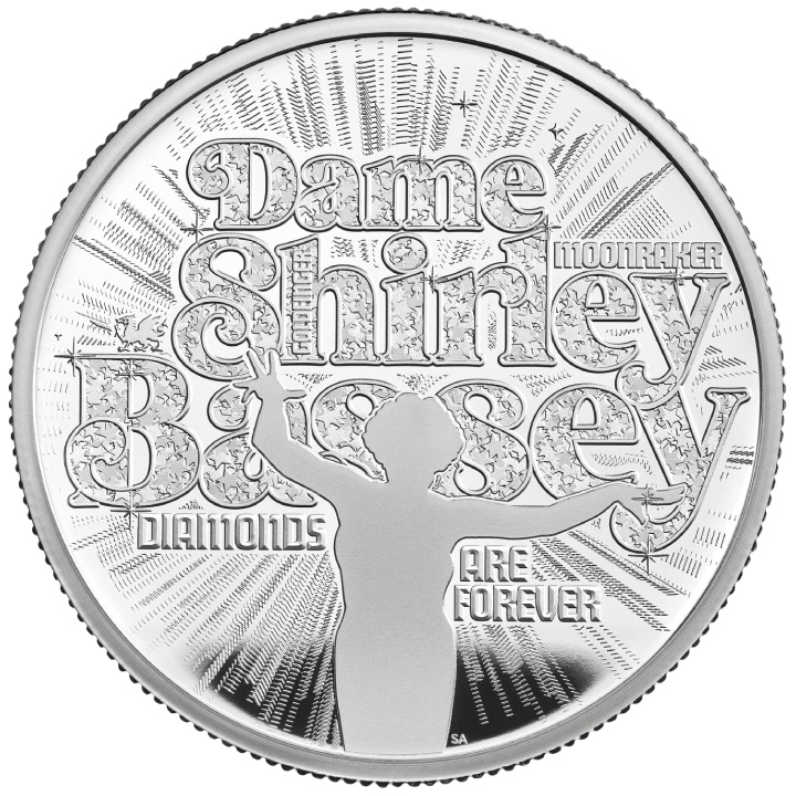 Dame Shirley Bassey 2 uncje Srebra 2023 Proof