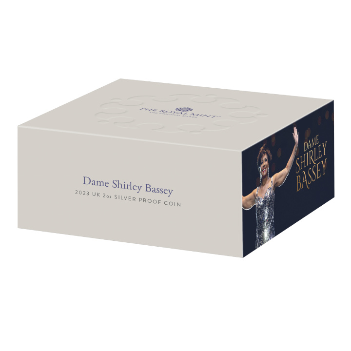 Dame Shirley Bassey 2 uncje Srebra 2023 Proof