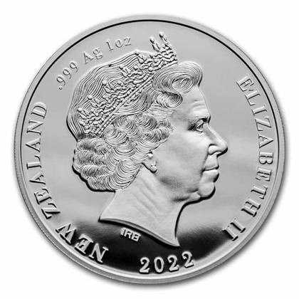 Kiwi kolorowany 1 uncja Srebra 2022 Proof