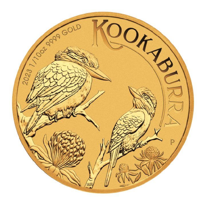 Kookaburra 1/10 uncji Złota 2023