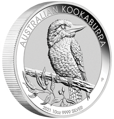 Kookaburra 10 uncji Srebra 2021