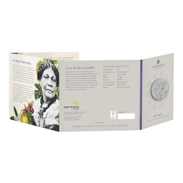 Mary Seacole £5 Miedzionikiel 2023