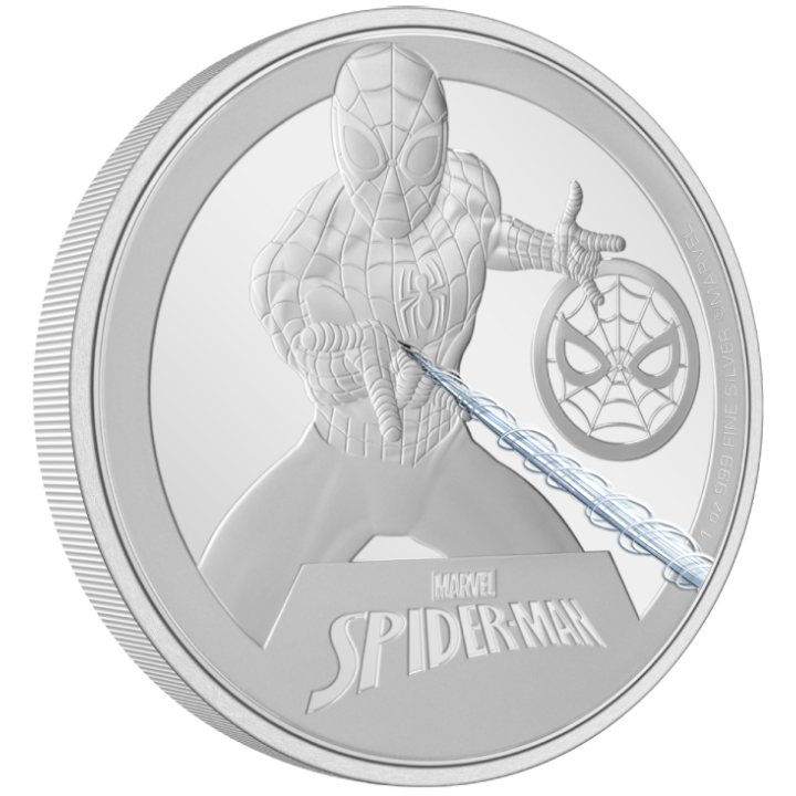 Niue: Marvel - Spider- Man kolorowany 1 uncja Srebra 2023 Proof